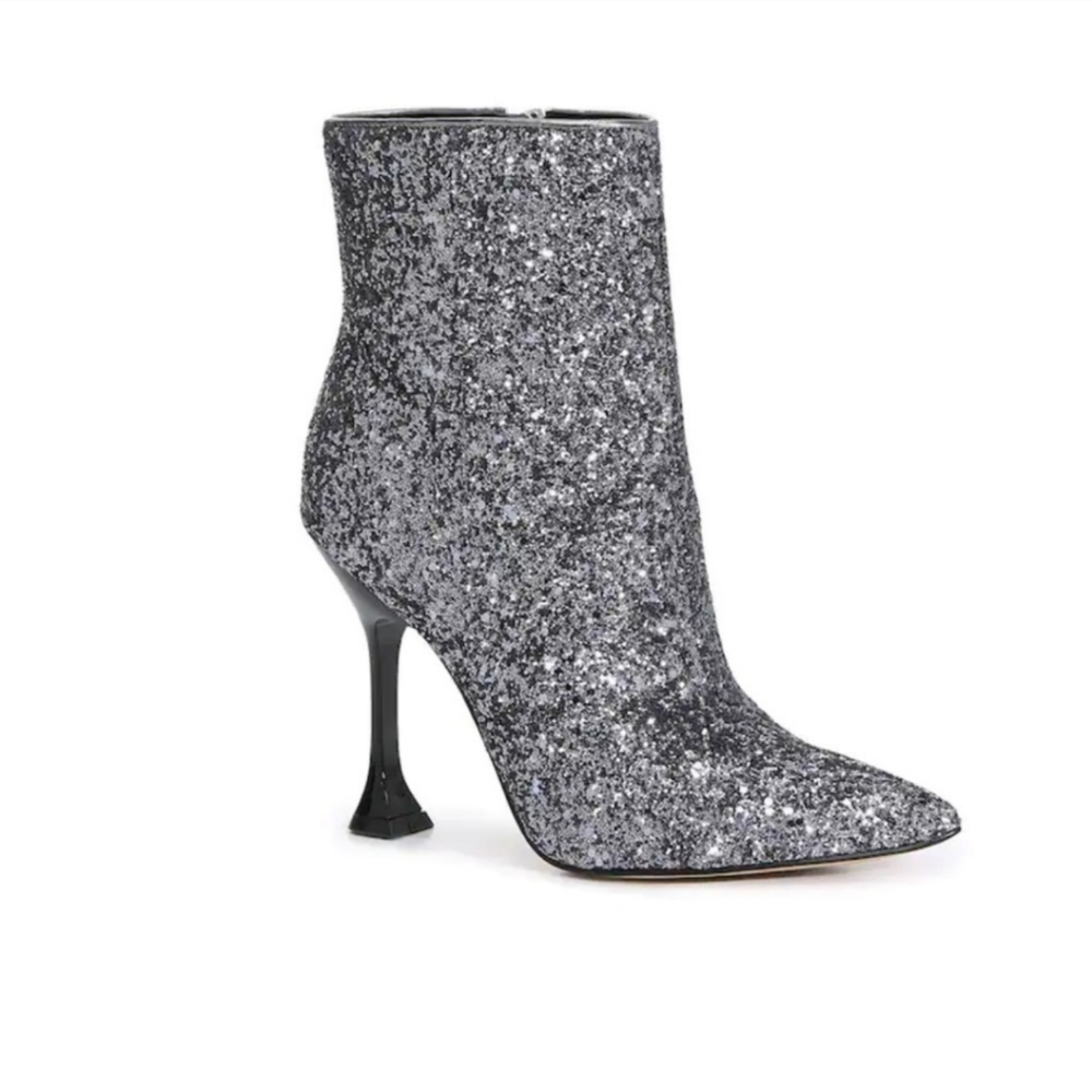 Marc Fisher Metallic Glitter Booties